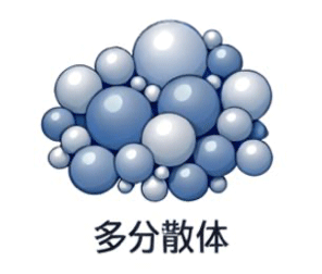 多分散体の充填構造